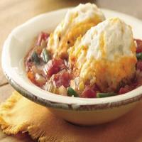 Tomato-Vegetable Stew with Cheddar Cheese Dumplings_image