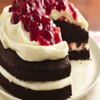 Gluten-Free Cherries and Cream Devil's Food Cake image