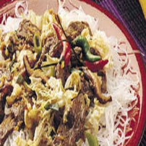 Sichuan Beef with Rice Stick Noodles_image