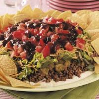 Barbecue Beef Taco Plate_image