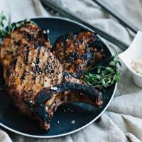 Grilled and Maple-Brined Pork Chops_image