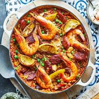 Paella in the oven image