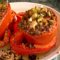 Tomato Stuffed Red Bell Peppers image