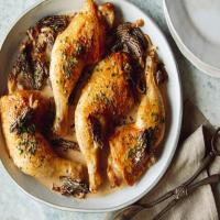 Pan-Roasted Chicken with Morel Mushroom Sauce image