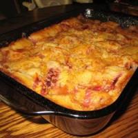 Peach Cobbler with Jalapeno Jack Topping_image