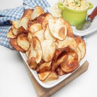 Air Fryer Salt and Vinegar Potato Chips image