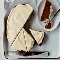 Applesauce Cake With Cream Cheese and Honey Frosting_image