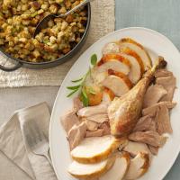 No-Fuss Herb-Roasted Turkey & Stuffing image