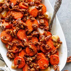 Maple-Pecan Roasted Sweet Potatoes_image