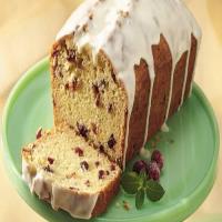 White Chocolate-Iced Cranberry Bread image