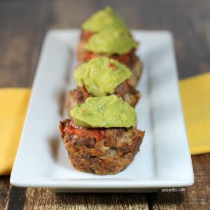 Mexi Meatloaf Muffins - Emily Bites_image