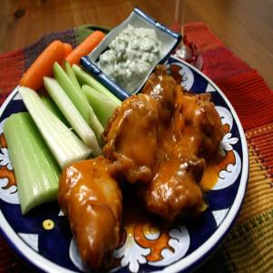 Bourbon-Marinated Buffalo Chicken Strips With Maytag Blue Dip_image