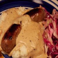 Bangers With Fruity Gravy image