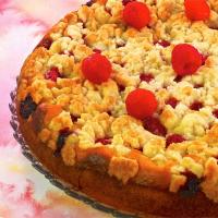 Raspberry-Sour Cream Crumb Cake_image