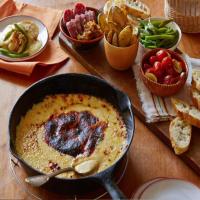Queso Fundido With Charred Poblanos and Sides_image