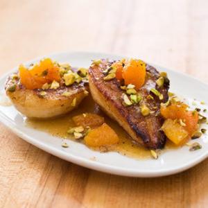 Roasted Pears with Dried Apricots and Pistachios Recipe - (4/5)_image
