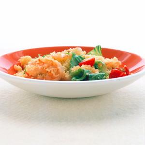 Couscous and Shrimp With Cumin Dressing_image