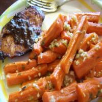 Steamed Carrots With Garlic-Ginger Butter (Weight Watcher Friend image