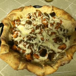 Sweet Potato and Curried Red Lentil Pizza image
