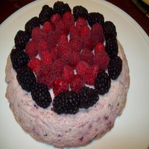 Crustless Blackberry Cheesecake_image