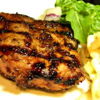 Dijon Grilled Pork Chops image