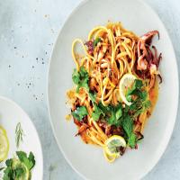 Squid and Fennel Pasta with Lemon and Herbs image