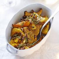 Maple-roasted squash with pecans image