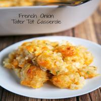 French Onion Tater Tot Casserole Recipe - (4.6/5) image