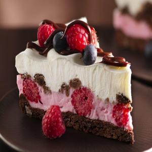 Chocolate and Berries Yogurt Dessert_image