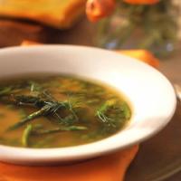 Chicken Soup with Asparagus, Peas, and Dill image