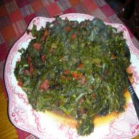 Kenyan Greens Simmered With Tomatoes (Sukuma Wiki) image