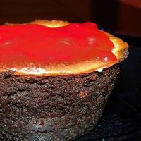 Easy Individual Cheesecakes With Strawberry Sauce image