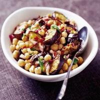 Moroccan aubergine & chickpea salad image