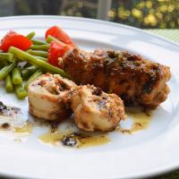 Goat Cheese and Sun-Dried Tomato Stuffed Chicken Thighs with Sage Brown Butter Sauce image