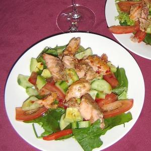 Atlantic Salmon Salad W Coriander & Chilli_image