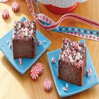 Peppermint-Fudge Brownies image