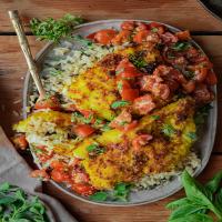 Lemongrass Chicken with Marinated Tomatoes_image