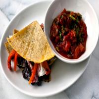 Black Bean and Goat Cheese Quesadillas_image