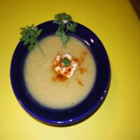 Gingered Parsnip & Leek Soup image