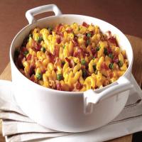 Easy Mac 'N Cheese with Bacon and Peas image