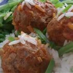 Slow Cooker Porcupine Meatballs With Peppers_image