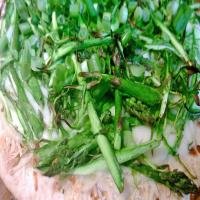 Shaved Asparagus Pizza image