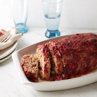 Turkey and Beef Meatloaf with Cranberry Glaze image