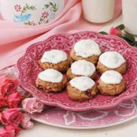 Frosted Rhubarb Cookies image