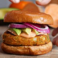 Sweet Potato & White Bean Burgers Recipe by Tasty_image