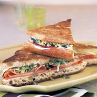 Grilled Ham, Cheese, and Salami with Caper Relish_image