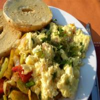 Fluffy Scrambled Eggs With Fresh Herbs image