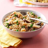 Mushrooms & Peas Rice Pilaf image