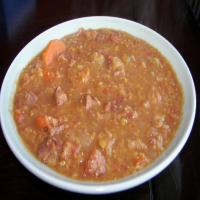 Lentil Soup With Ham and Bacon (Crock Pot, Slow Cooker) image