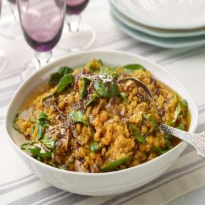 Spinach-and-Garlic Lentils image
